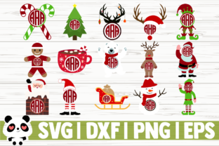Christmas Monogram Bundle: A Versatile Graphics and Illustrations Set