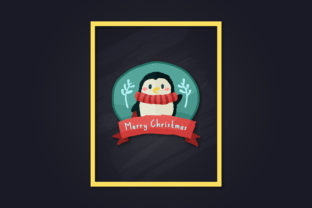 Christmas Penguin Hand Drawn Doodle: A Versatile Graphic