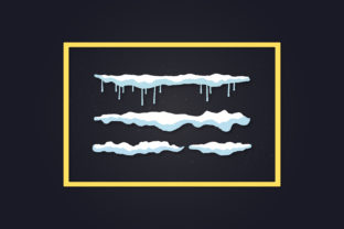 Christmas Snow Ice Doodle: Perfect for Festive Graphics