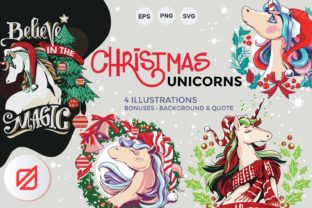 Christmas Unicorn Set: A Magical Addition to Your Brand