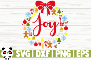 Enhance Your Christmas Content with Joy - Christmas Wreath Graphics