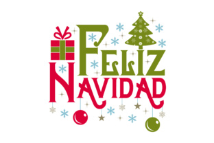 Feliz Navidad Quote for Christmas Crafts Branding