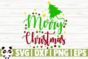 Festive and Charming: Merry Christmas - Pine Tree