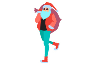 Hipster Santa: Christmas Crafts Asset Review