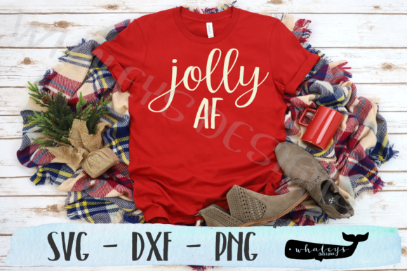Jolly AF - Christmas Graphics for Festive Branding