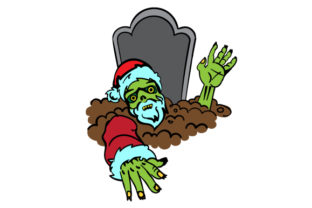 Santa Grave Crafts: Bold Christmas Visuals